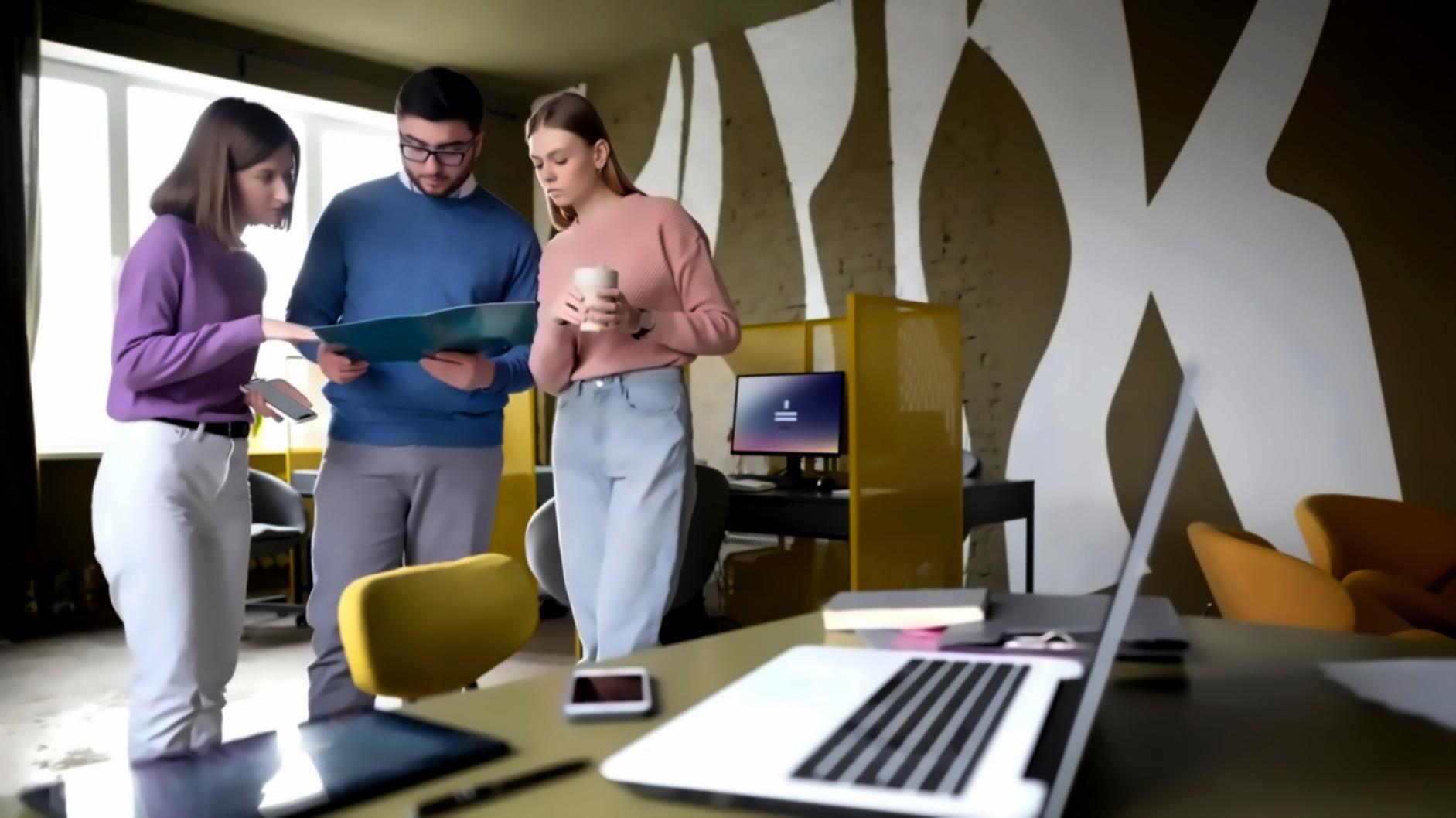 Professional working on financial analysis with charts and data